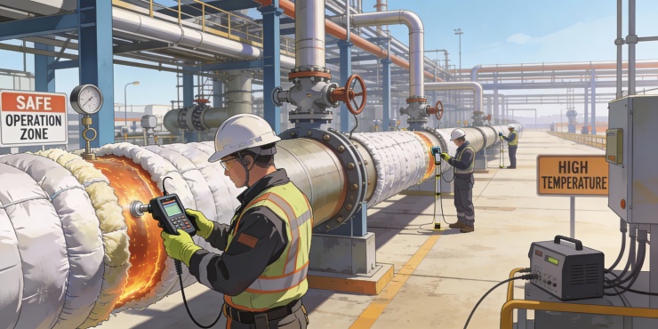 Техобслуживание трубопроводов тепловых сетей